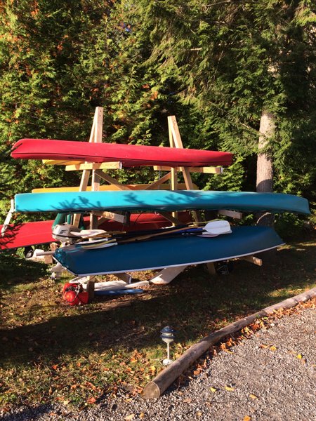 Small boat rack