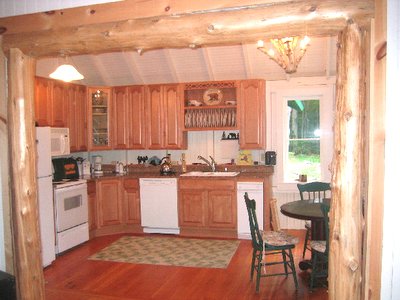 kitchen Adirondack
                  Lake Placid New York vacation waterfront lakefront
                  rental property house home camp